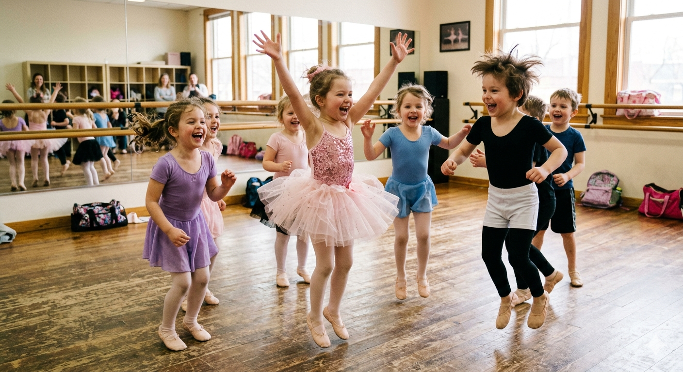 Young ballet dancer from the Simple Class dance landing page